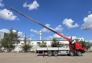 HONGYAN GENLYON SAIC-IVECO 8×4 (МРМ 40т) КМУ UMM 816T (8т)